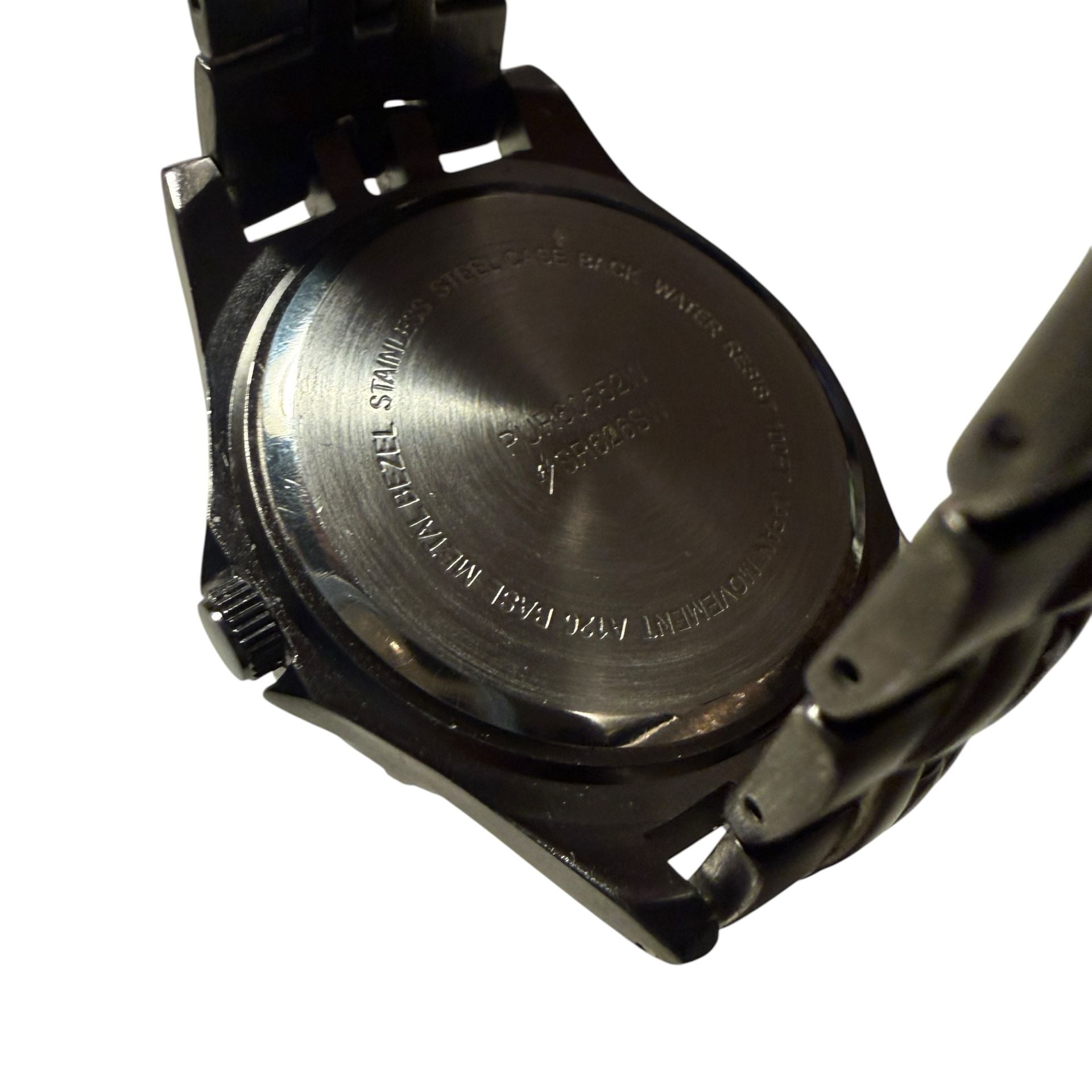 Puritan Quartz Watch PUR60552W Gunmetal Blue Dial Date 7