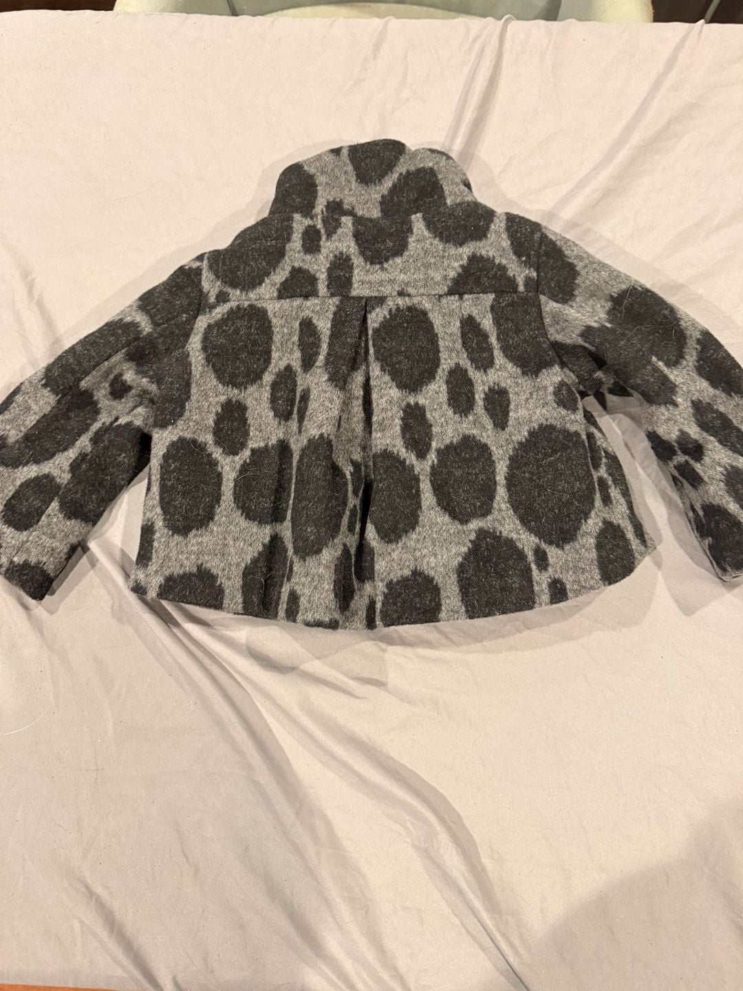 BabyGap Leopard Print Coat 6-12 Months Grey 4