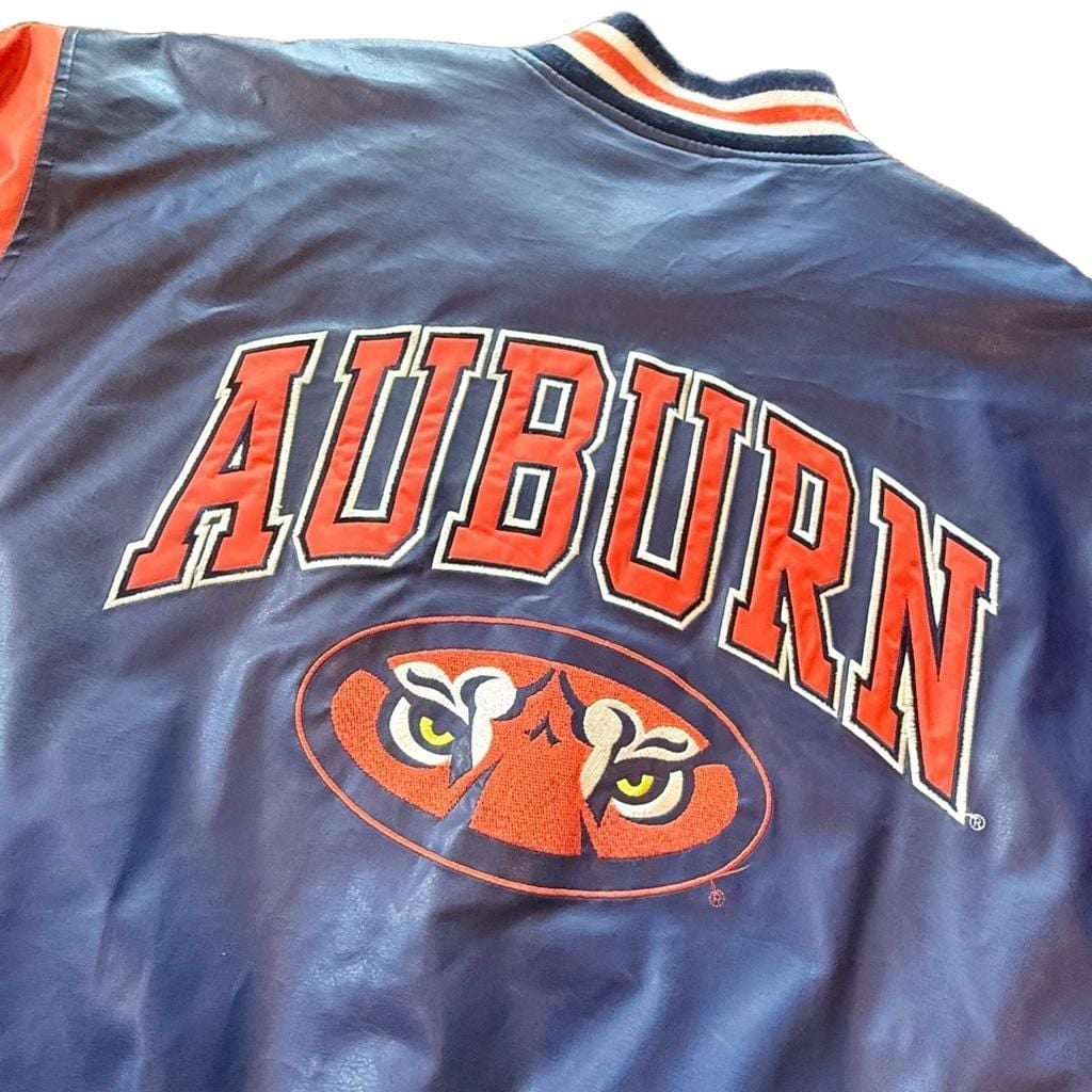Steve & Barry's Vintage Auburn Tigers Varsity letterman Bomber Jacket Large y2k 7