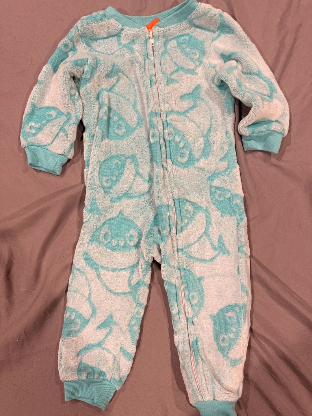 Pinkfong Baby Shark Fleece Jumpsuit Size 18M 2