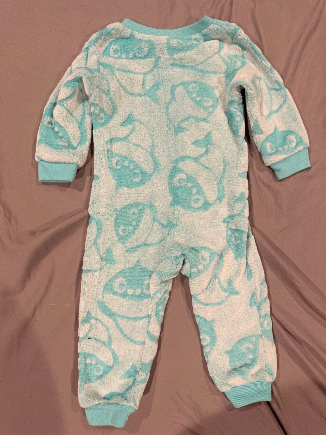Pinkfong Baby Shark Fleece Jumpsuit Size 18M 4