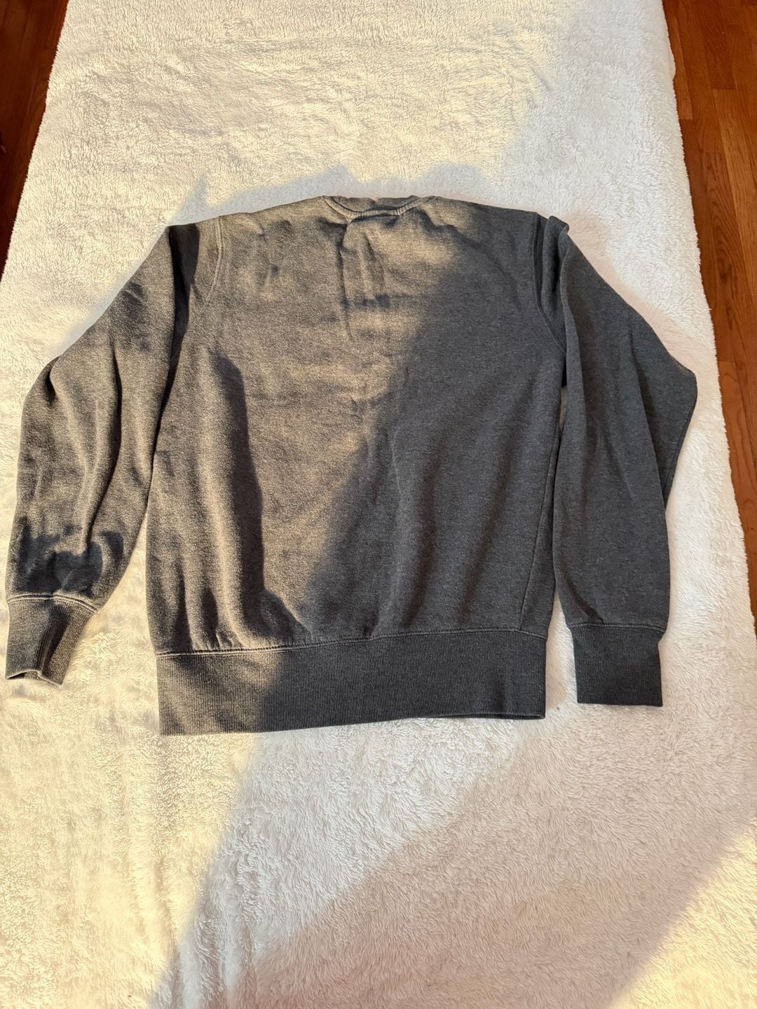 New Balance Sweatshirt Size S Dark Grey Logo Crewneck 5