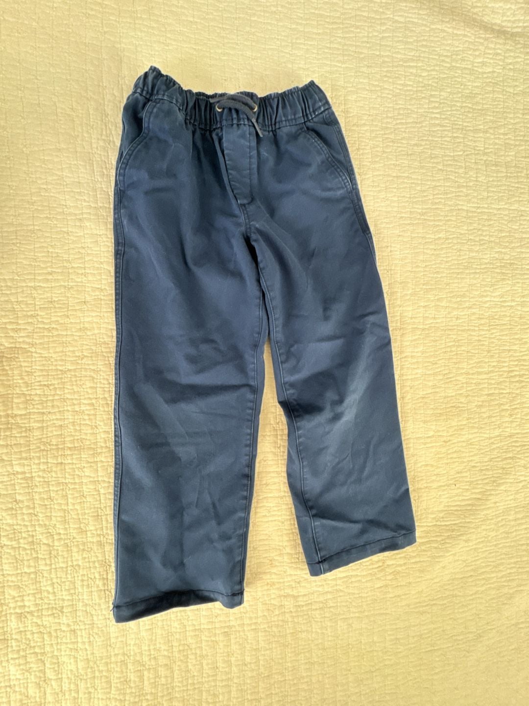 Gap Kids Pull-On Chino Pants Size (6-7) Navy Blue 2