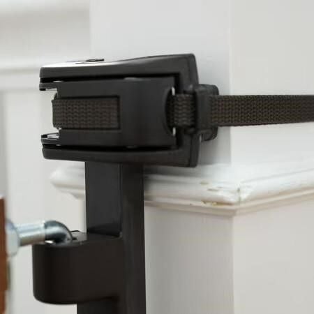 Summer Ingenuity 48” Wood Banister & Stair Baby Pet Gate Brown 4