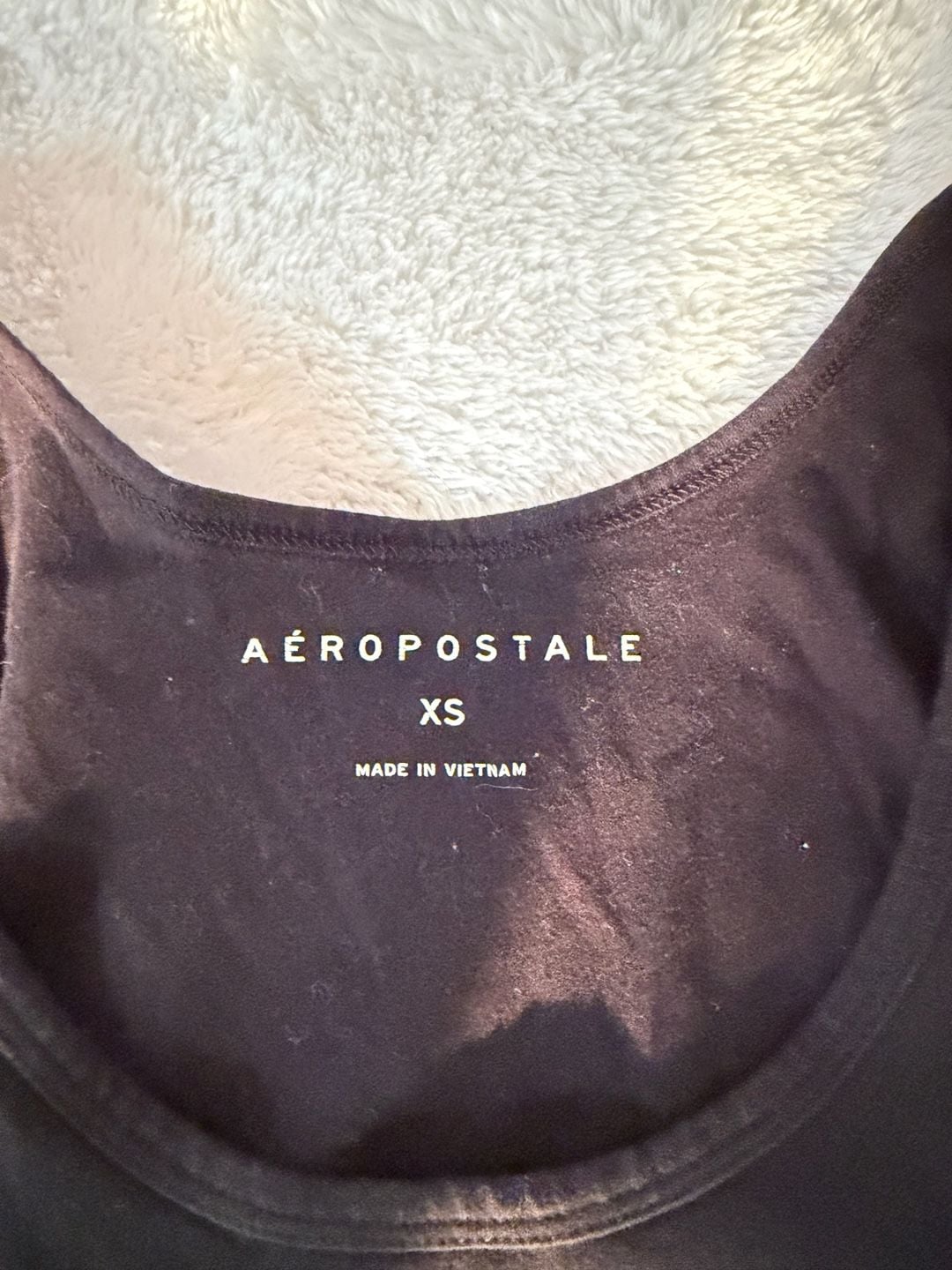 Aeropostale Tank Dress Size XS Black Ruched Side Drawstring 5