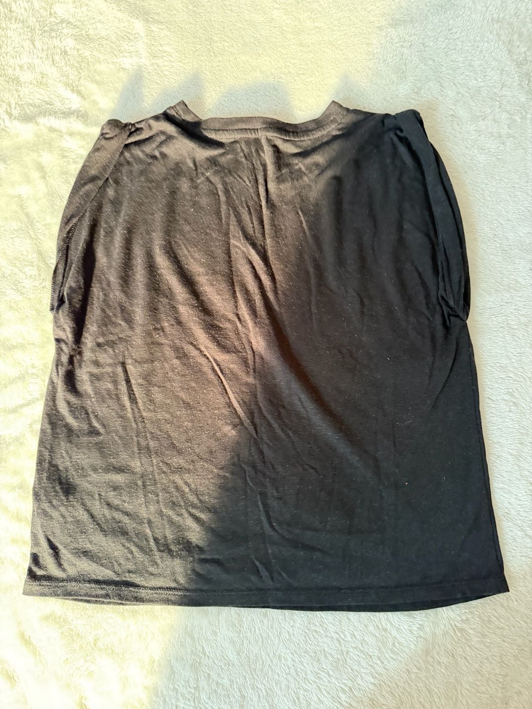 Express Tank Top Size XS Black Padded Shoulder Muscle Tee 4