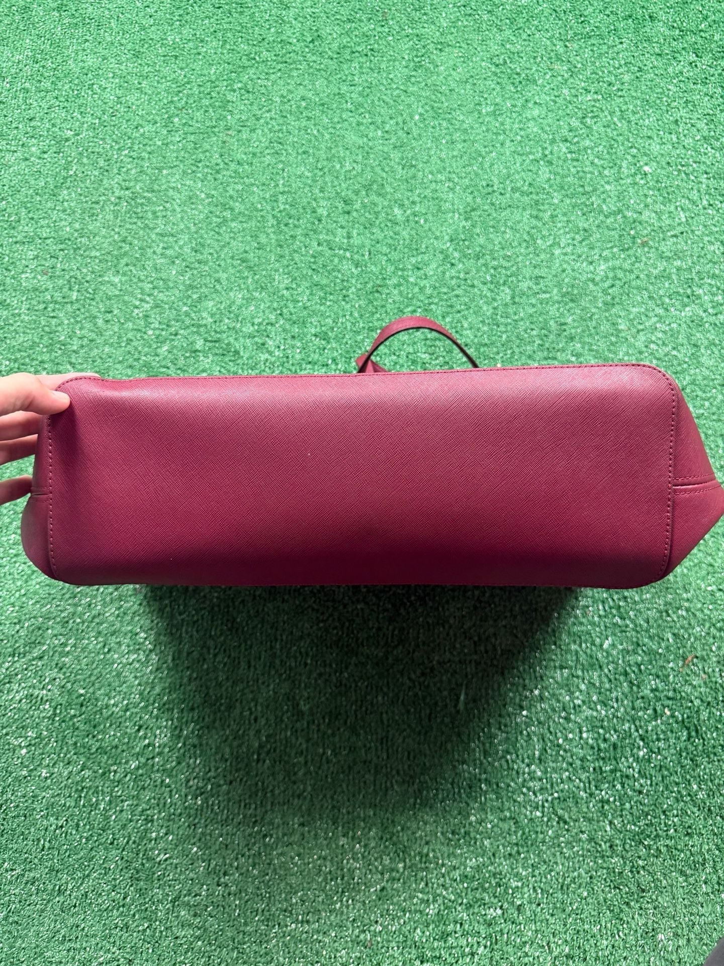 Michael Kors Jet Set Travel Tote Bag Saffiano Leather Berry Pink 3