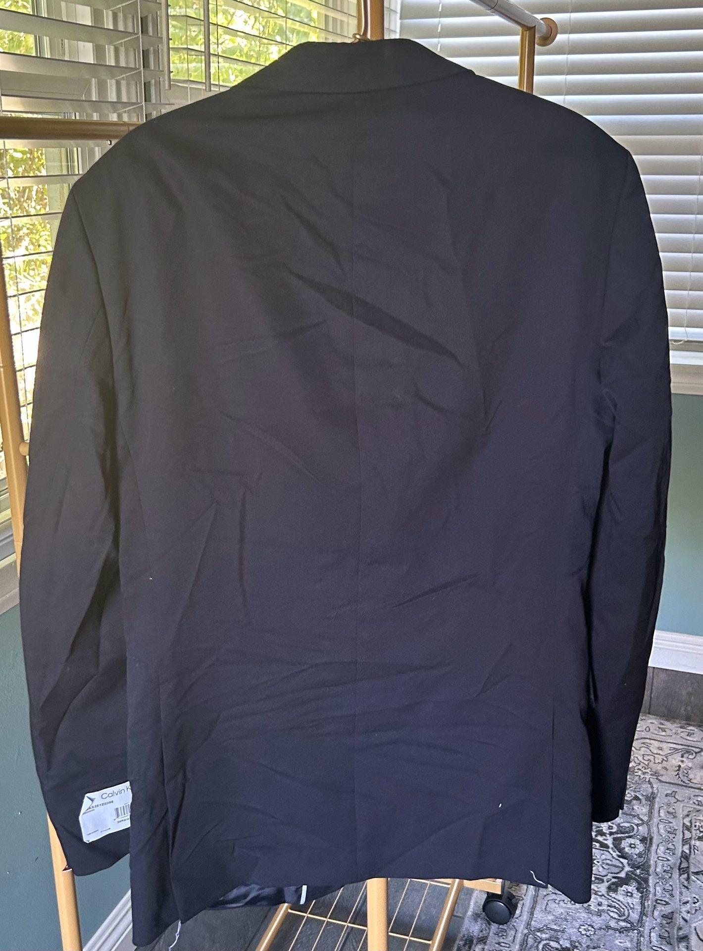 Calvin Klein Madison Suit Jacket Size 38REG Navy X Slim Fit 3