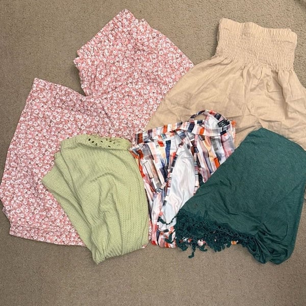 Shein Curve Plus Size 3Xl Clothing Lot Bundle Assorted Tops shorts & Pants 