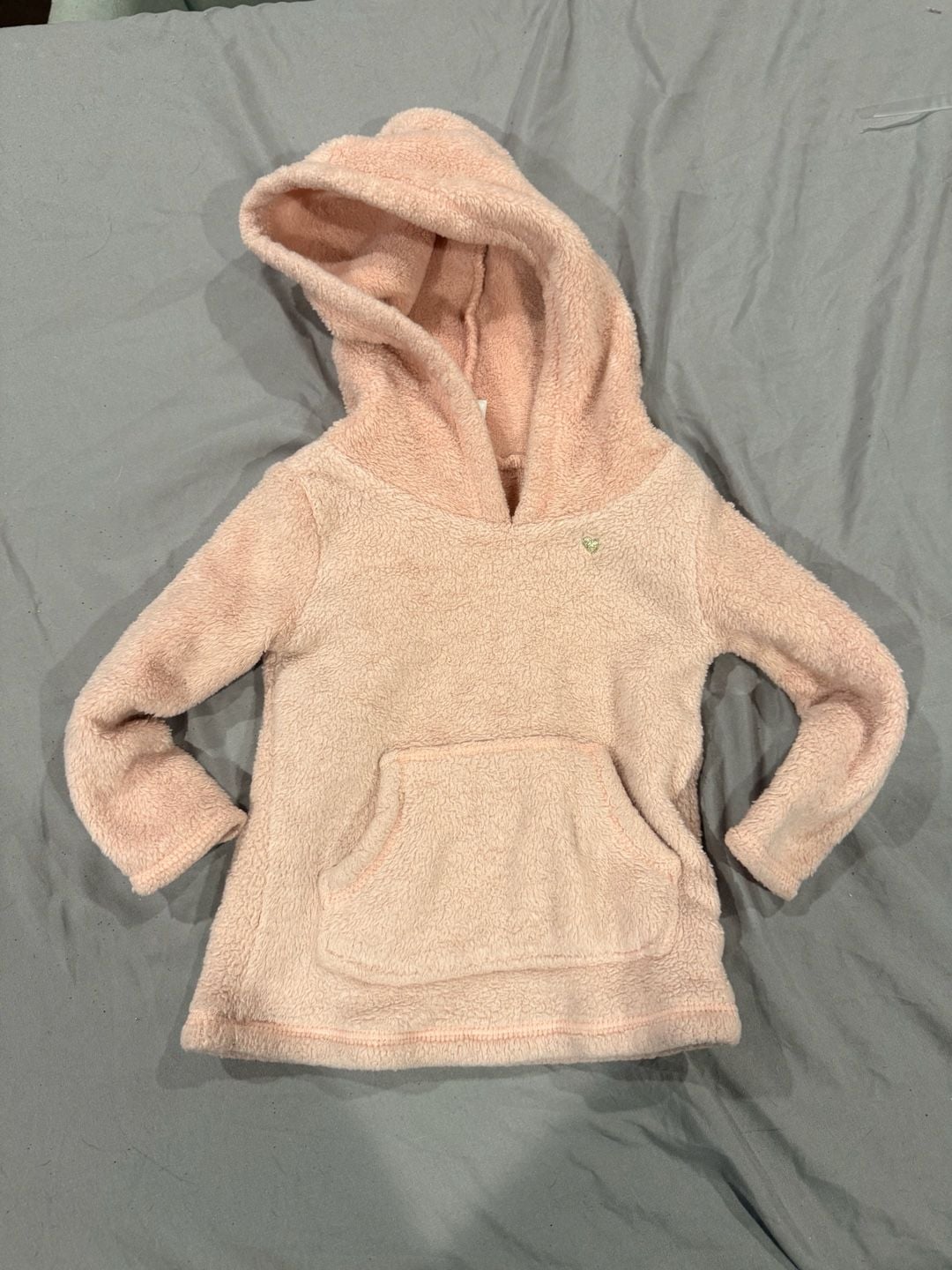 Carter's Fleece Hoodie Size 18M Pink Sherpa 2