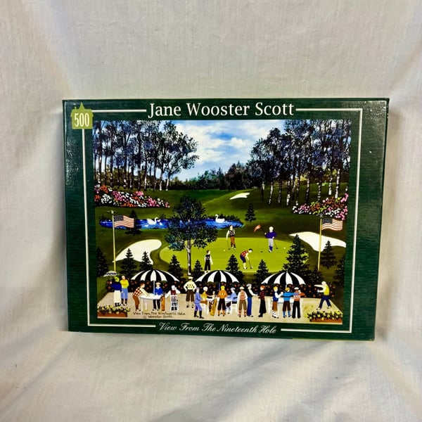 Jane Wooster Scott View From The Nineteenth Hole 500 Piece Puzzle