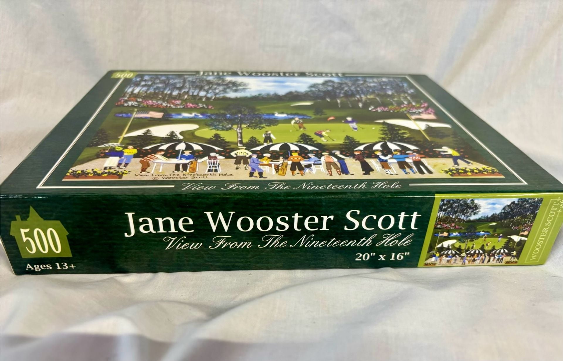 Jane Wooster Scott View From The Nineteenth Hole 500 Piece Puzzle 2