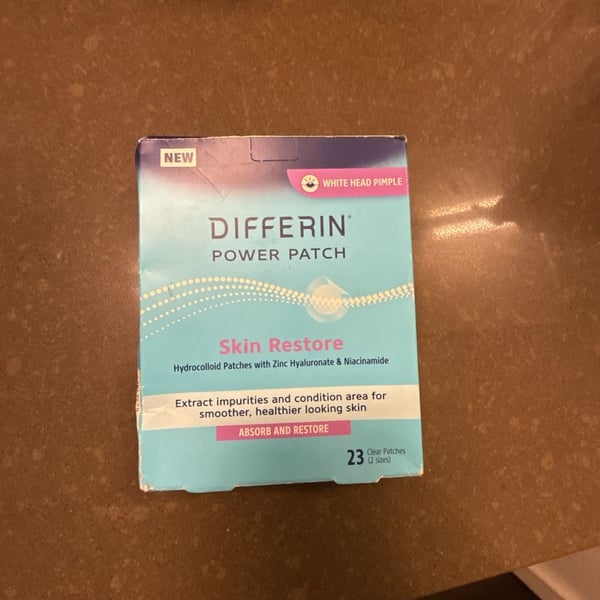 Differin Power Patch Skin Restore Hydrocolloid Acne Patches 23 Count