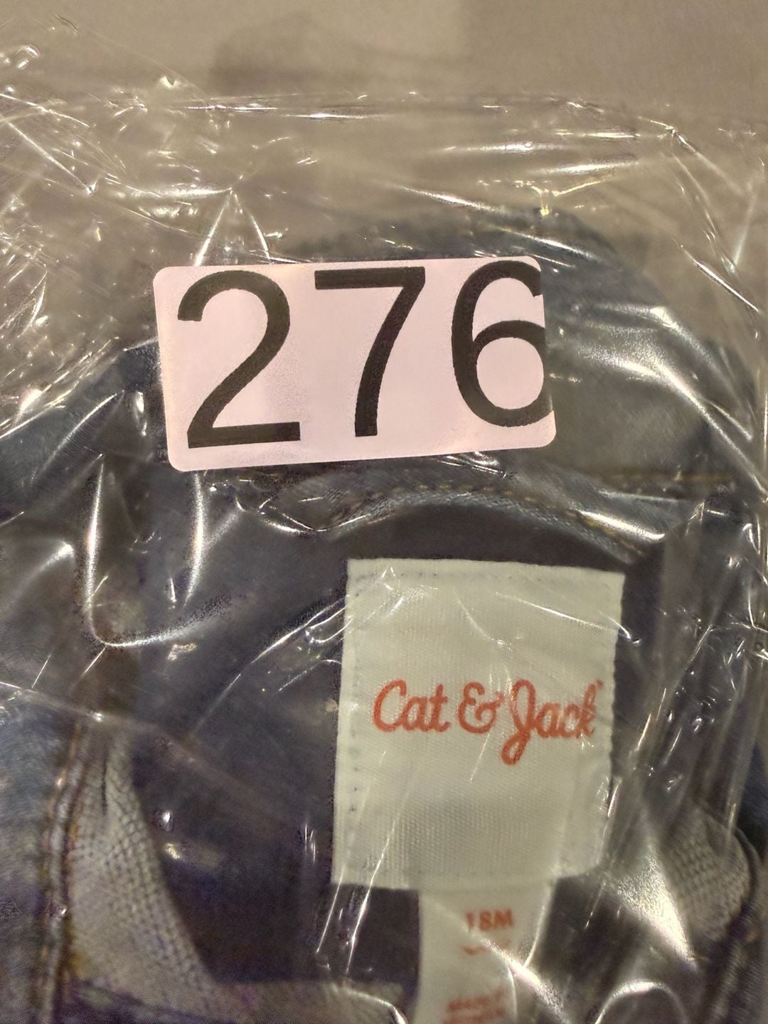 Cat & Jack Denim Jean Jacket Size 18M 6