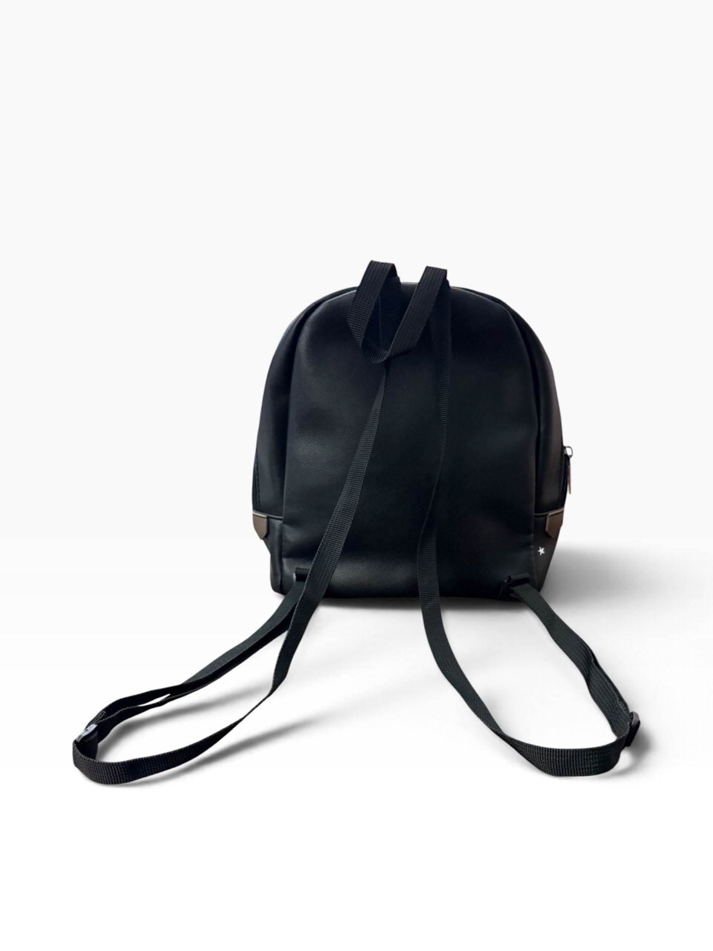 Bioworld Harry Potter Hogwarts Mini Backpack Black Faux Leather 13