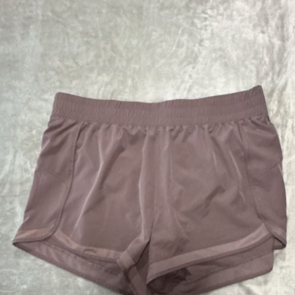 Gaiam Running Shorts Womens Size 2 Mauve Brown Athletic Workout