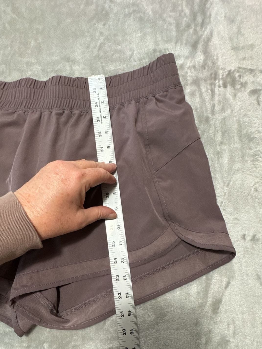 Gaiam Running Shorts Womens Size 2 Mauve Brown Athletic Workout 7