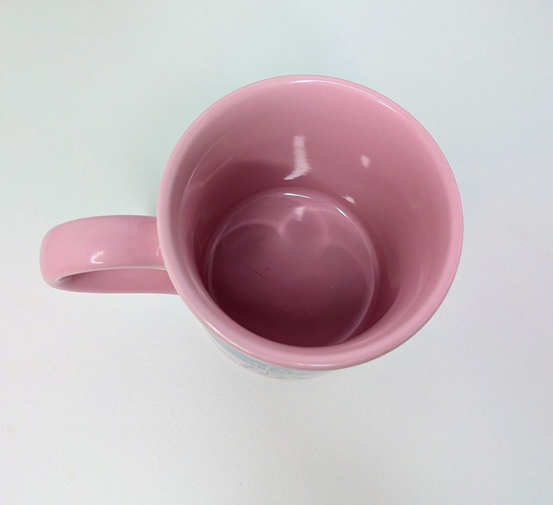 Carlton Cards Vintage PMS Coffee Mug Pink Stoneware Novelty Humorous Cup 2