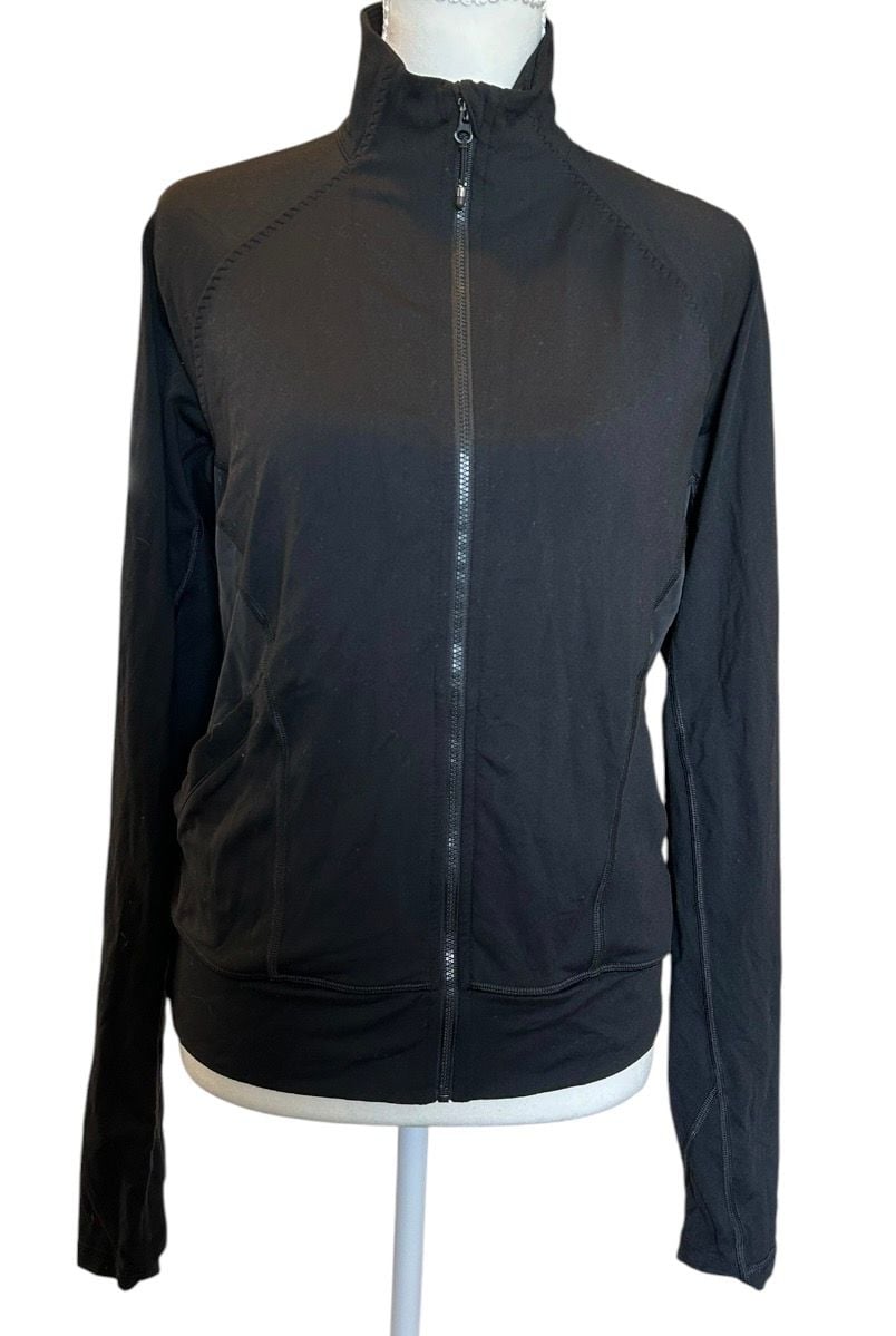 Victoria Sport Full Zip Jacket Size S Black Athletic Activewear 2