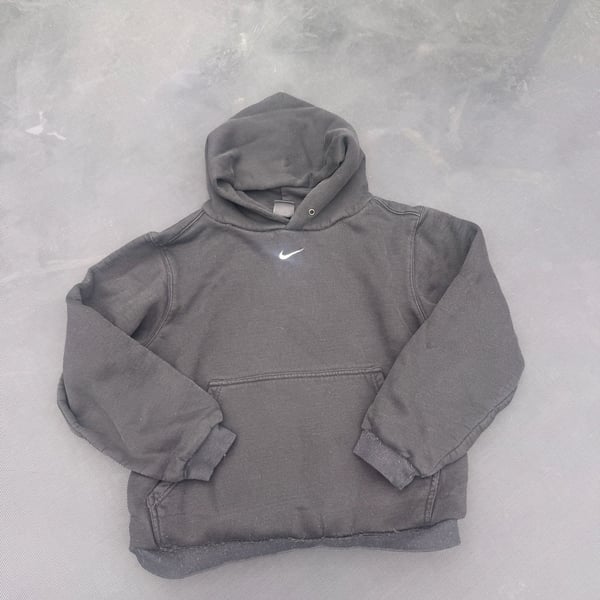 Nike Hoodie Size XL Black Center Swoosh Pullover Sweatshirt
