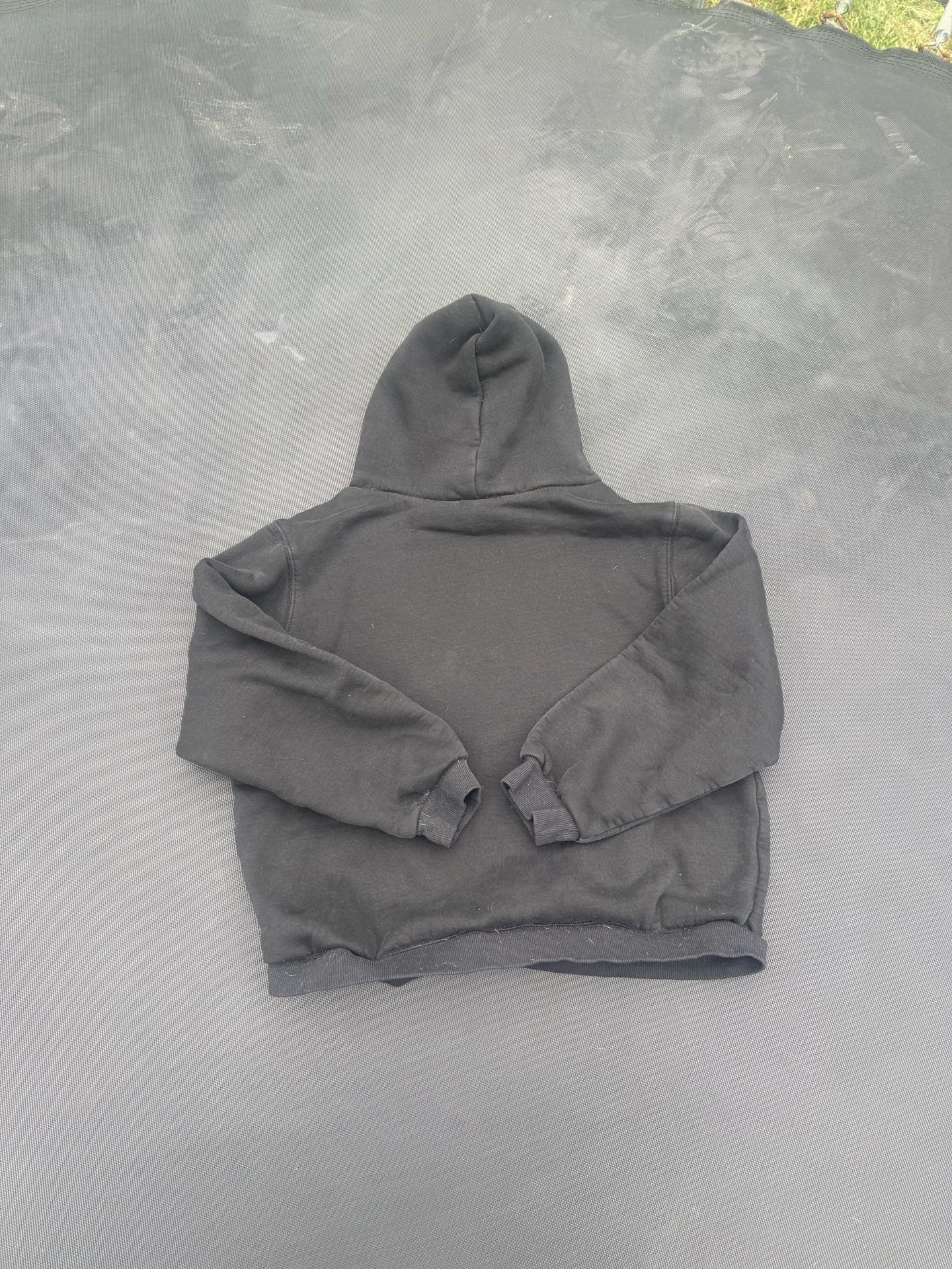 Nike Hoodie Size XL Black Center Swoosh Pullover Sweatshirt 5