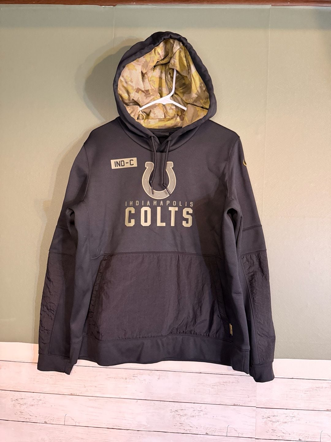 Indianapolis Colts Size XL Salute To Service Camo Hoodie 2