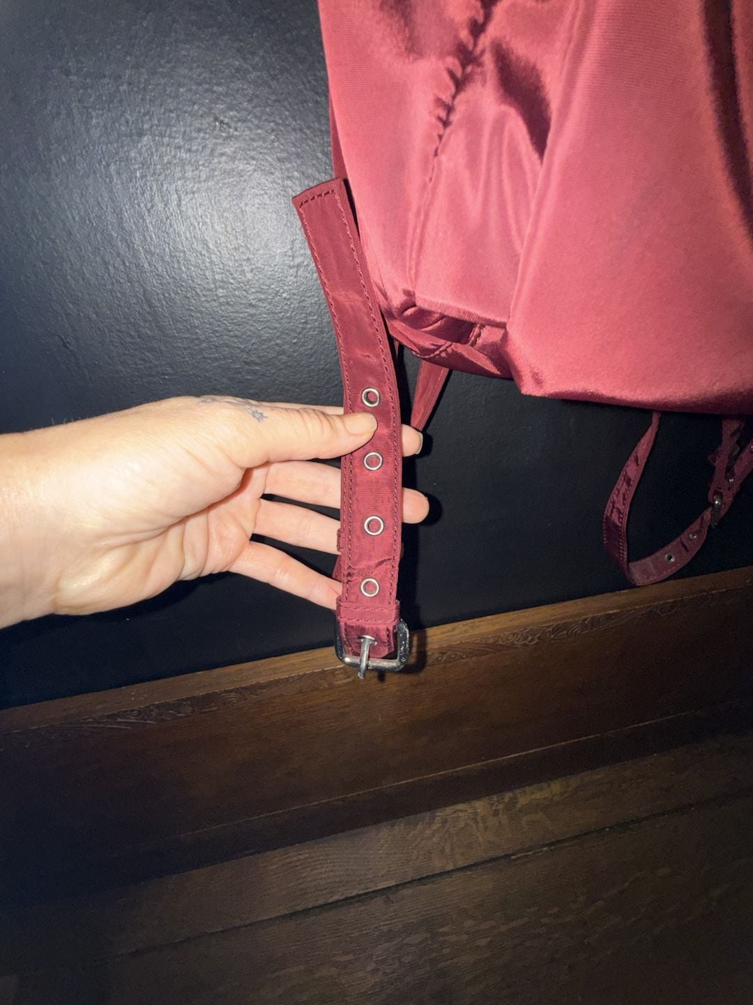 Forever 21 Nylon Mini Backpack Mauve Pink 3