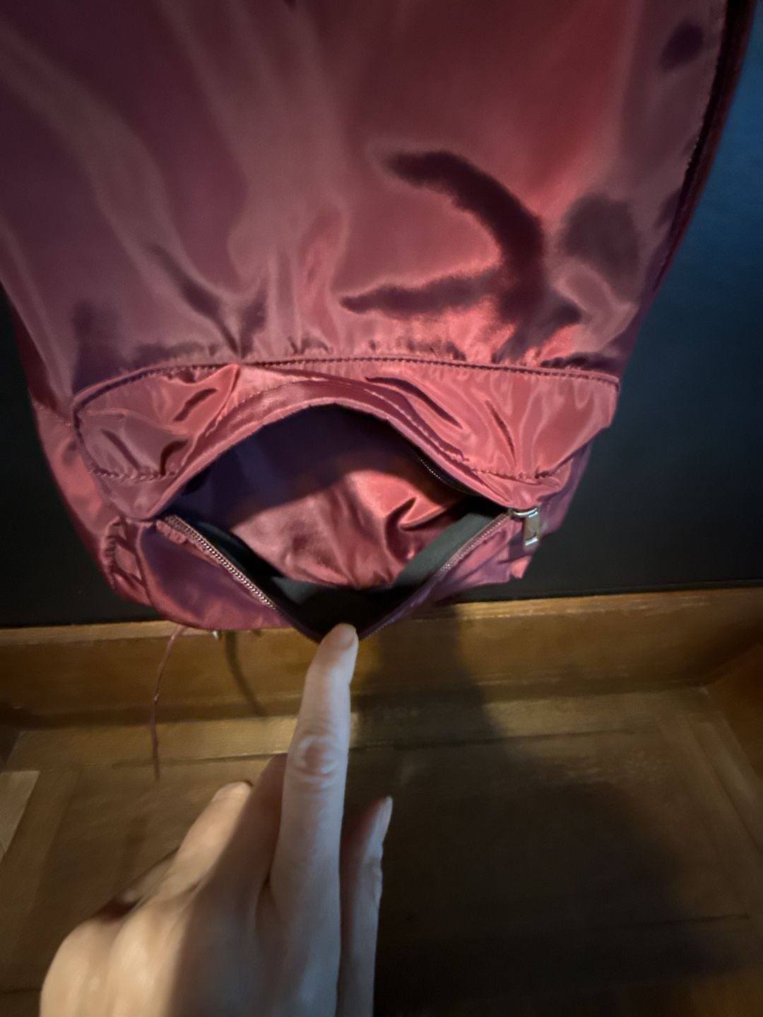 Forever 21 Nylon Mini Backpack Mauve Pink 4