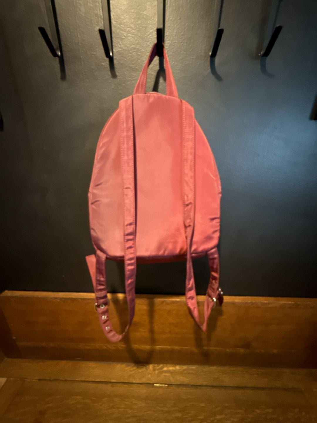 Forever 21 Nylon Mini Backpack Mauve Pink 7