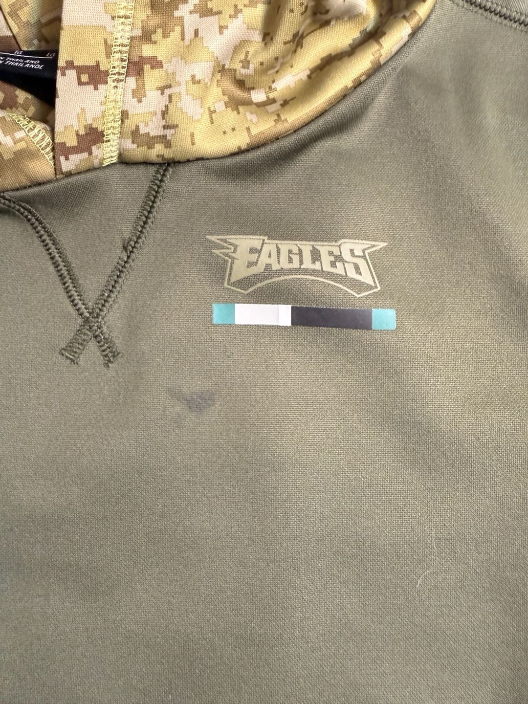 Philadelphia Eagles Salute To Service Hoodie Camo XL 4