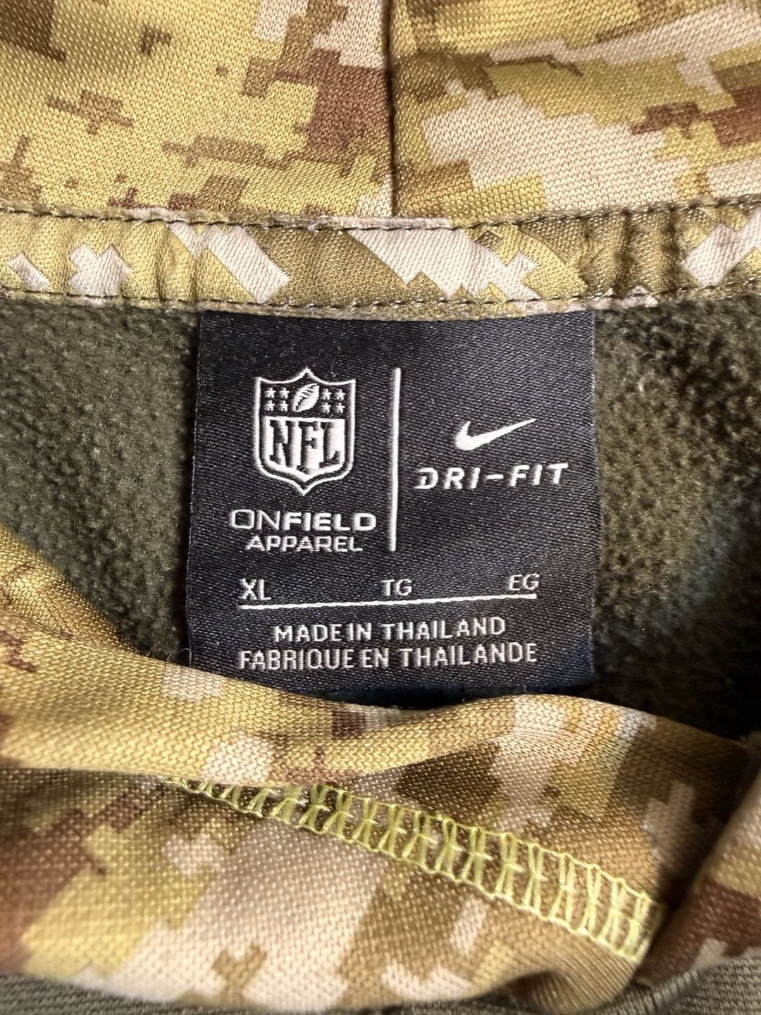 Philadelphia Eagles Salute To Service Hoodie Camo XL 5