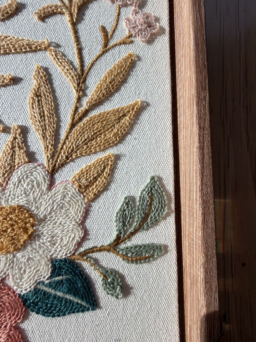 BP Home Woven Artistry Sun And Moon Yellow Flowers Art 4