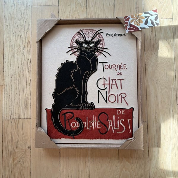 Bp Home Tournee Du Chat Noir Framed Wall Art