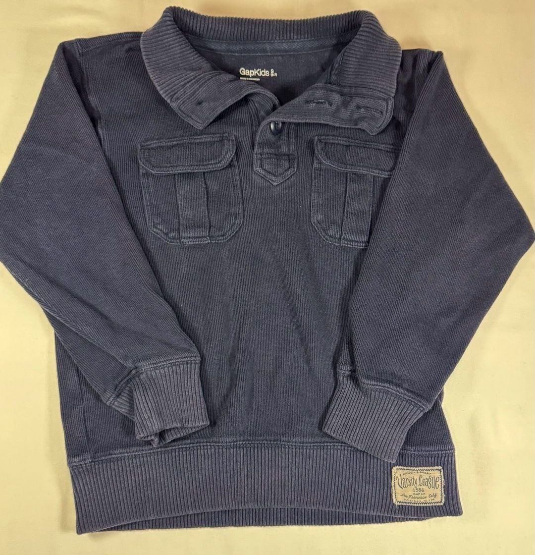 Gap Kids Size S Navy Polo Sweater 2