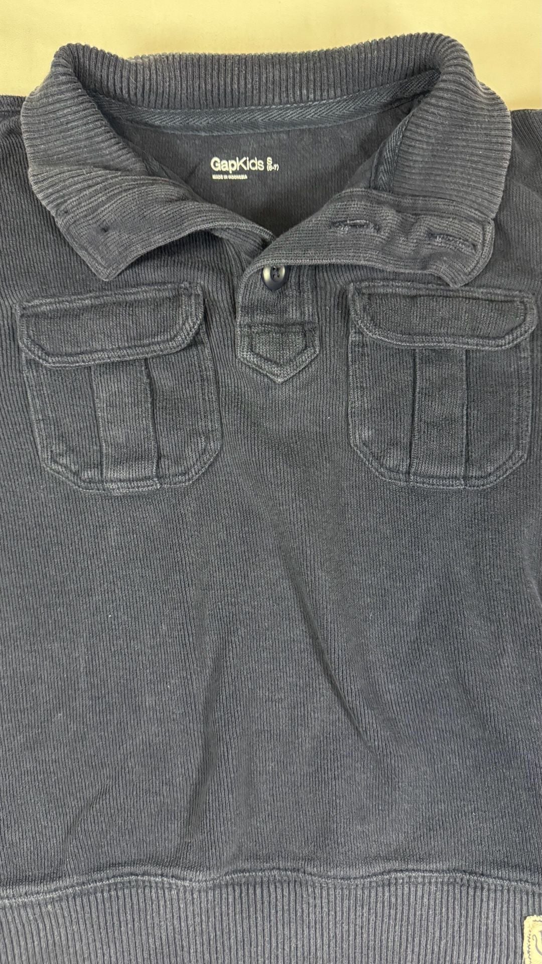 Gap Kids Size S Navy Polo Sweater 5