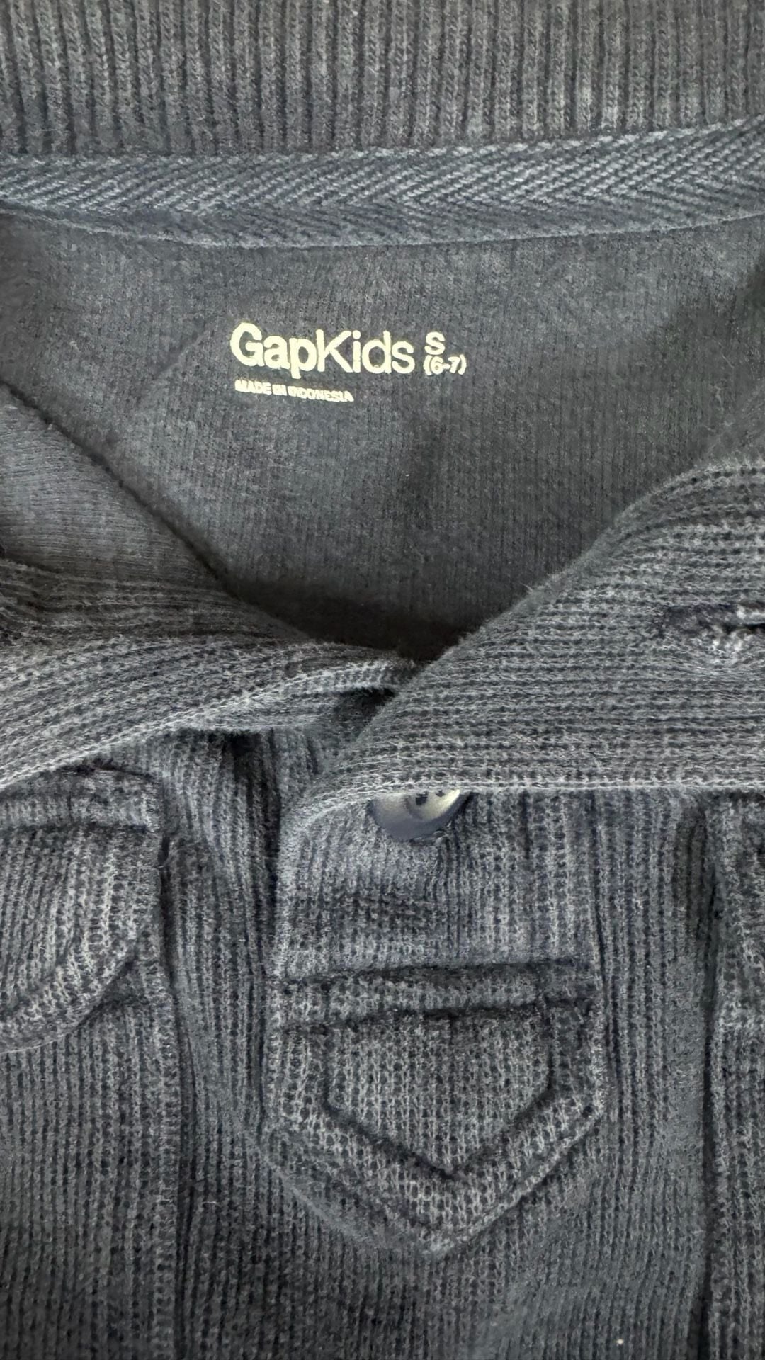 Gap Kids Size S Navy Polo Sweater 4