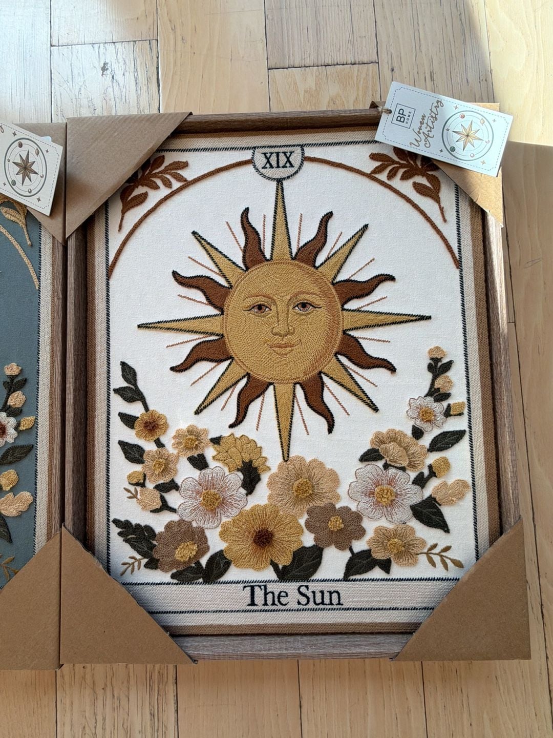 BP Home Woven Artistry Tarot Card Sun And Moon Wall Art Set 6