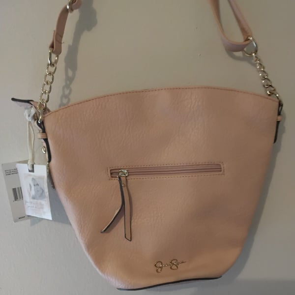 Jessica Simpson Peach Sand Whitney Crossbody Bag.