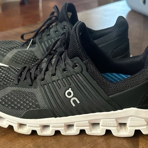 On Cloud Size USW10 UK8 Black Rock Sneakers