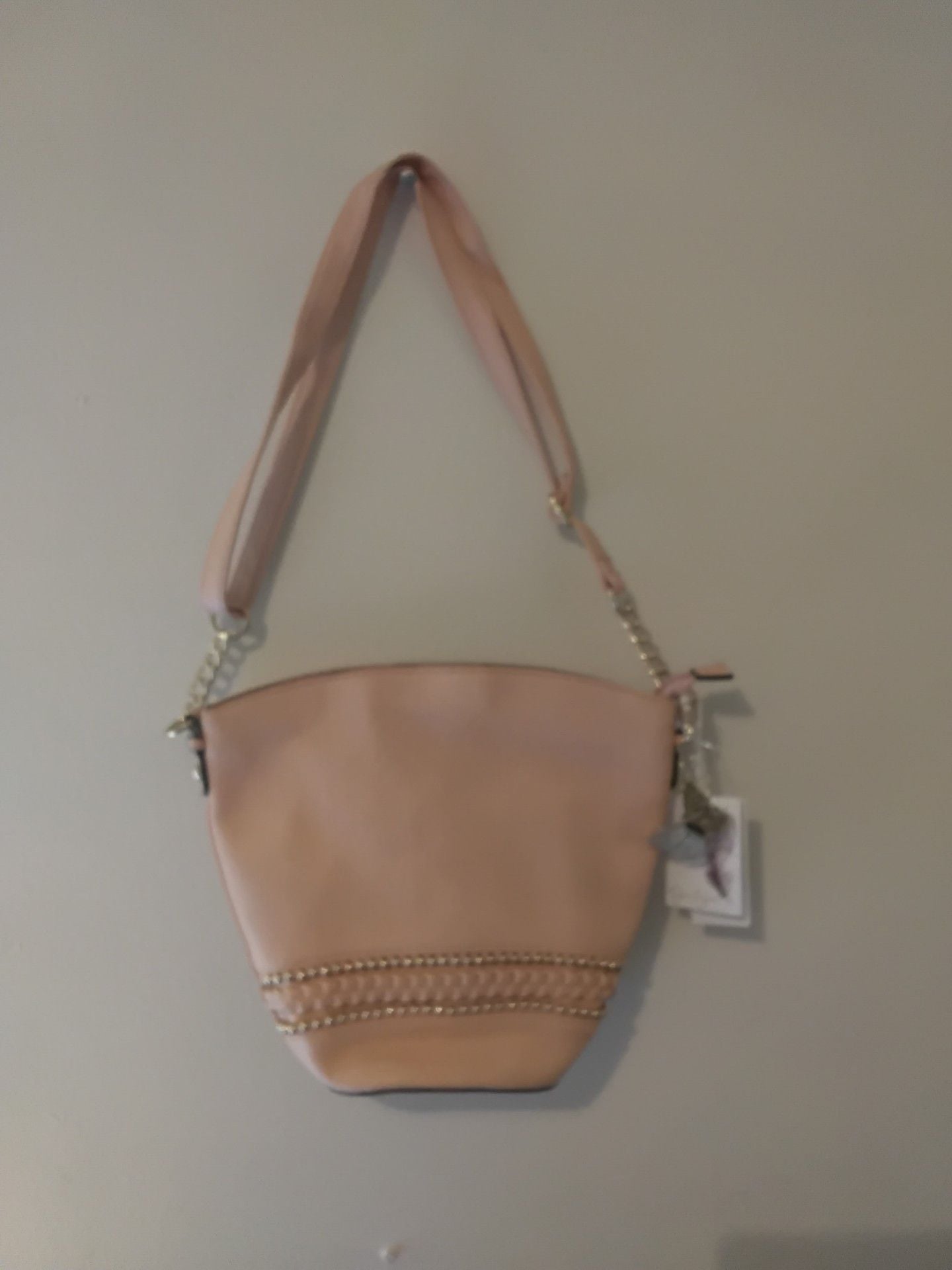 Jessica Simpson Peach Sand Whitney Crossbody Bag. 3
