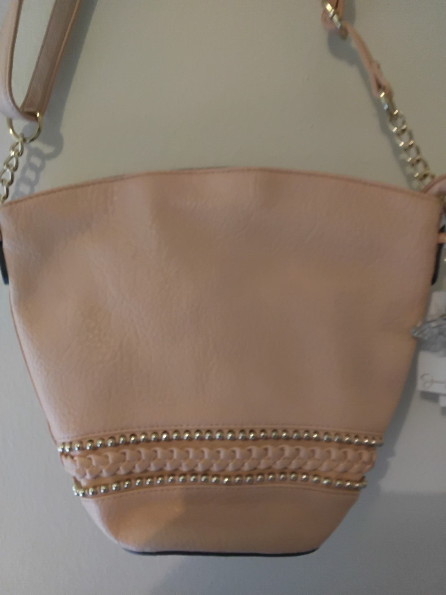 Jessica Simpson Peach Sand Whitney Crossbody Bag. 5