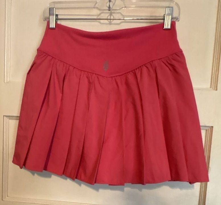 Free People Movement Pleated Skort Size M Pink Athletic Tennis 3