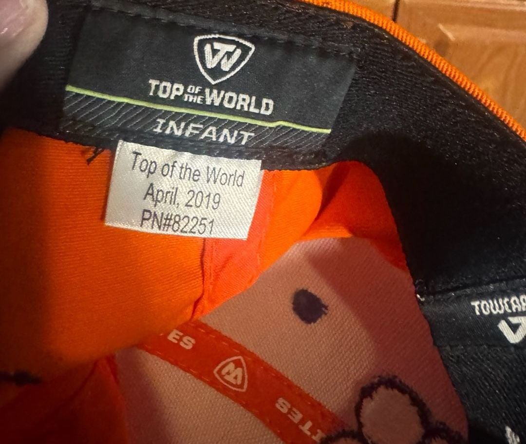 Top of the World Clemson Tigers Infant Hat Size Infant Orange Baseball Cap 5