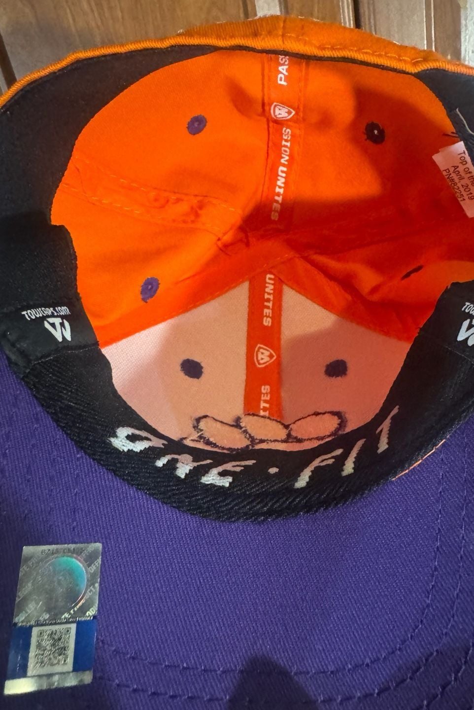 Top of the World Clemson Tigers Infant Hat Size Infant Orange Baseball Cap 4