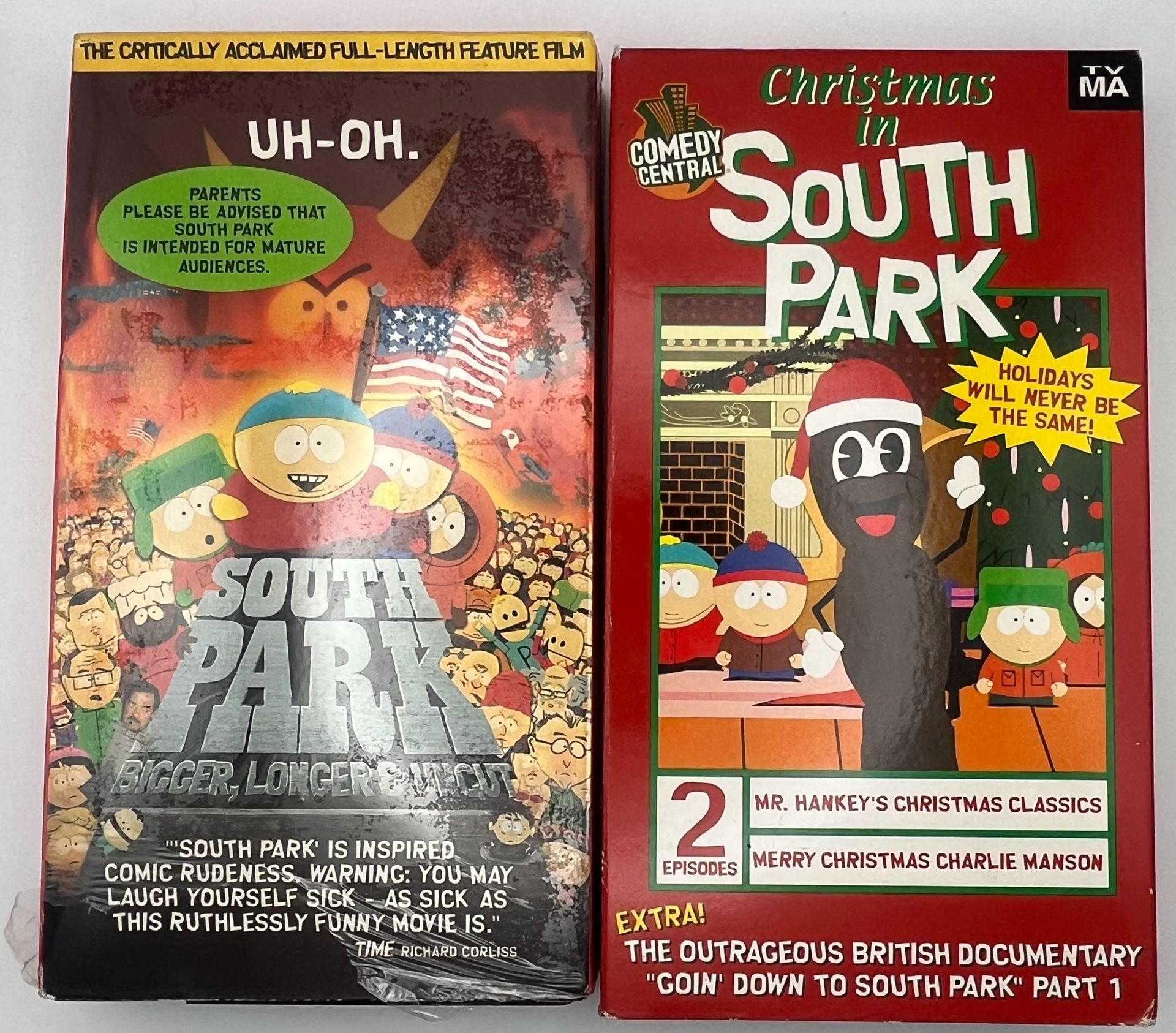 South Park VHS Lot Bigger Longer Uncut Christmas 1