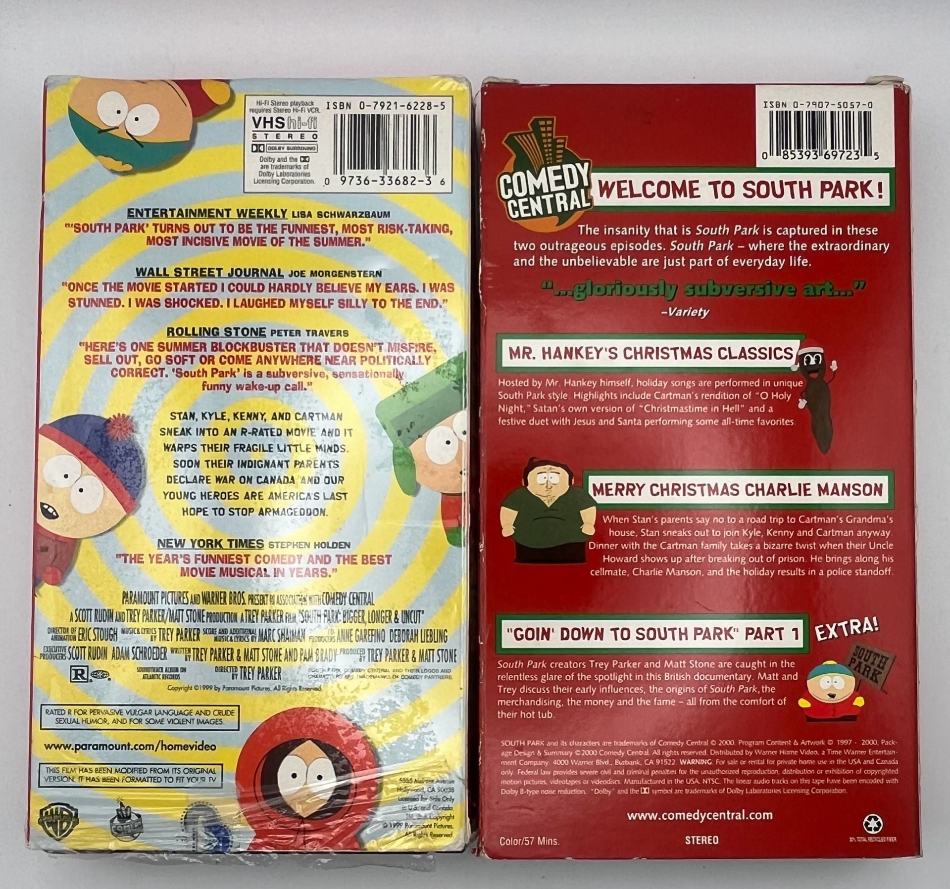 South Park VHS Lot Bigger Longer Uncut Christmas 2