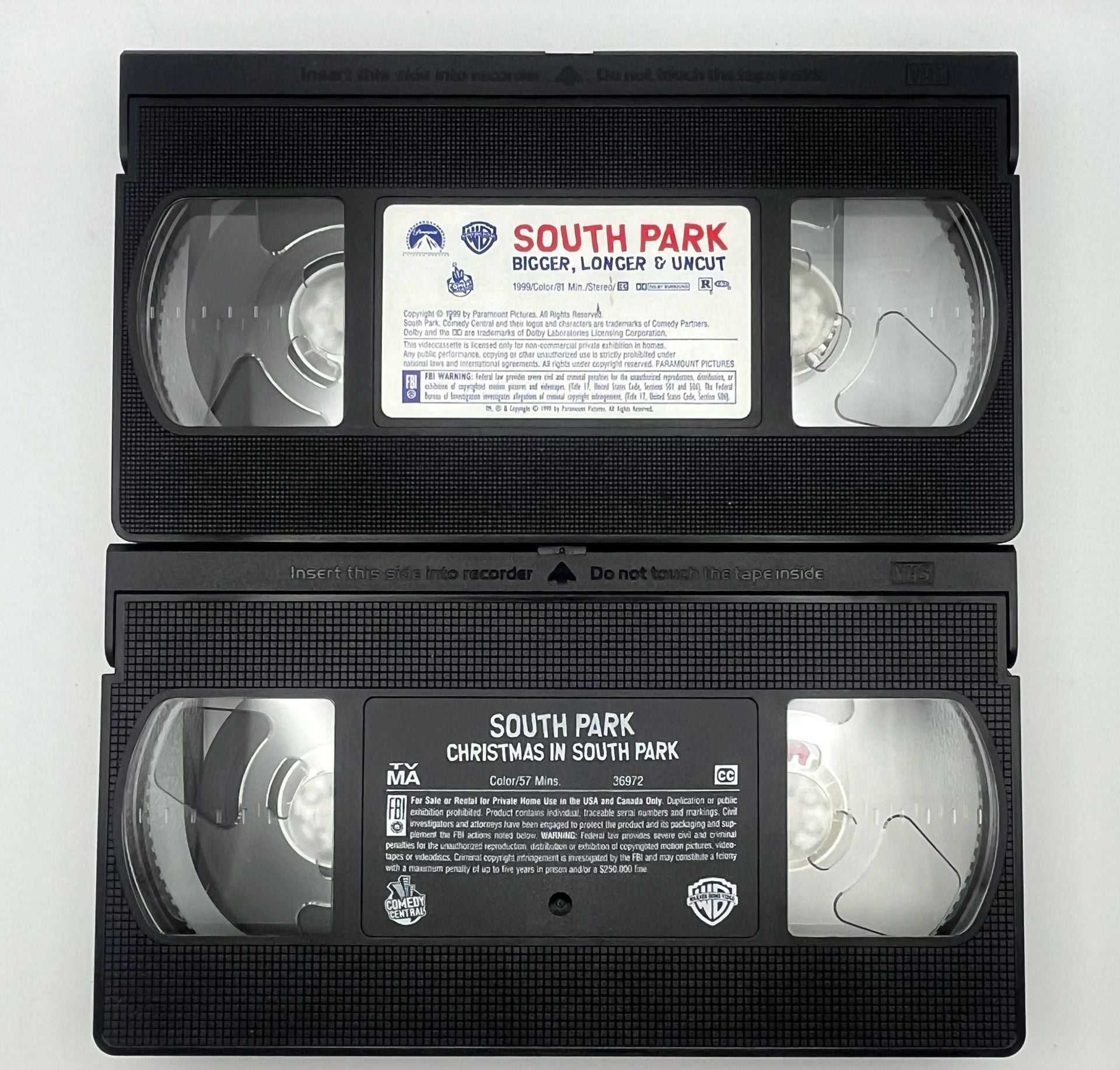 South Park VHS Lot Bigger Longer Uncut Christmas 3