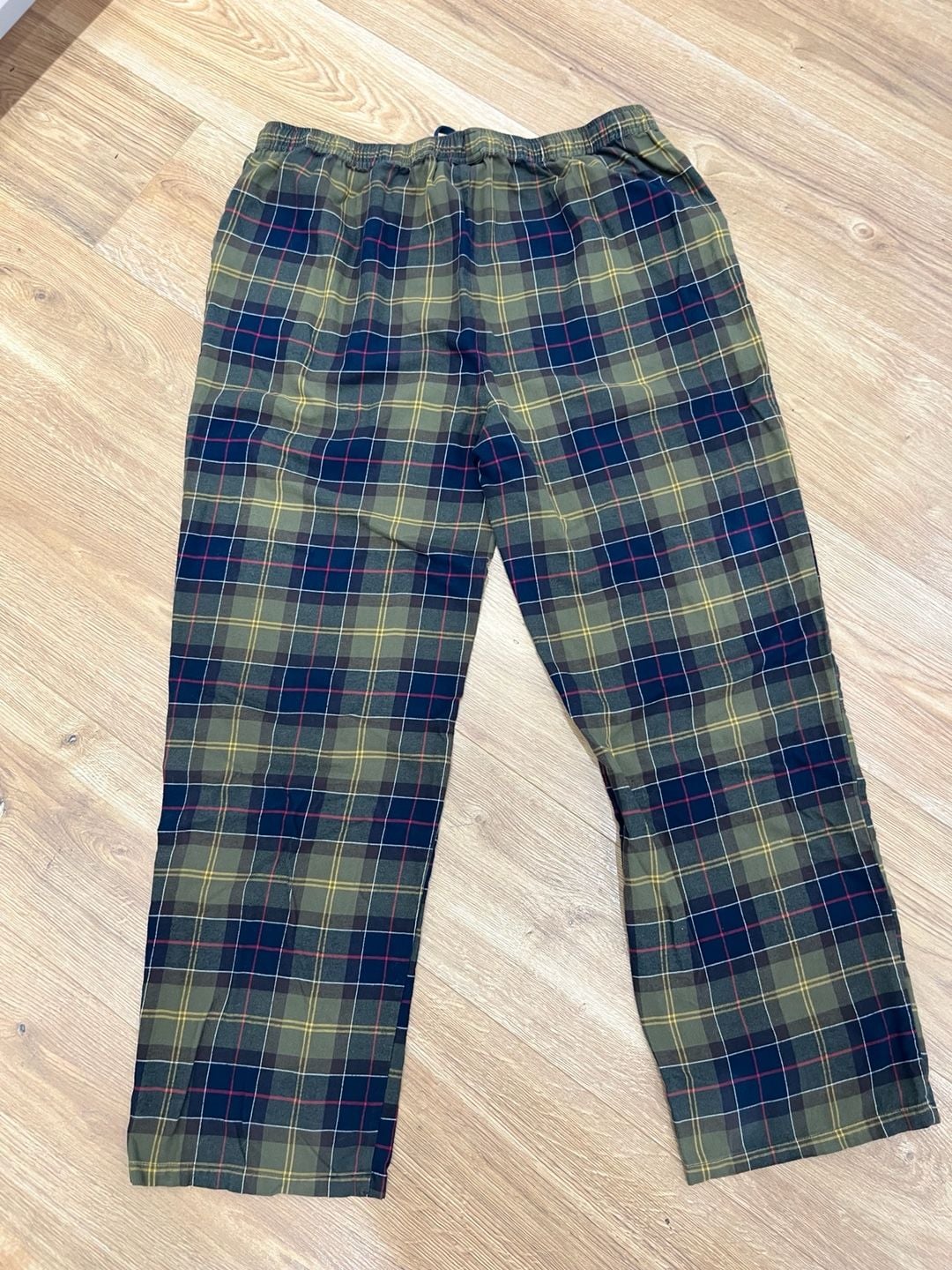 Barbour Glenn Tartan Pajama Pants Size XL Green Plaid Lounge Sleepwear 3