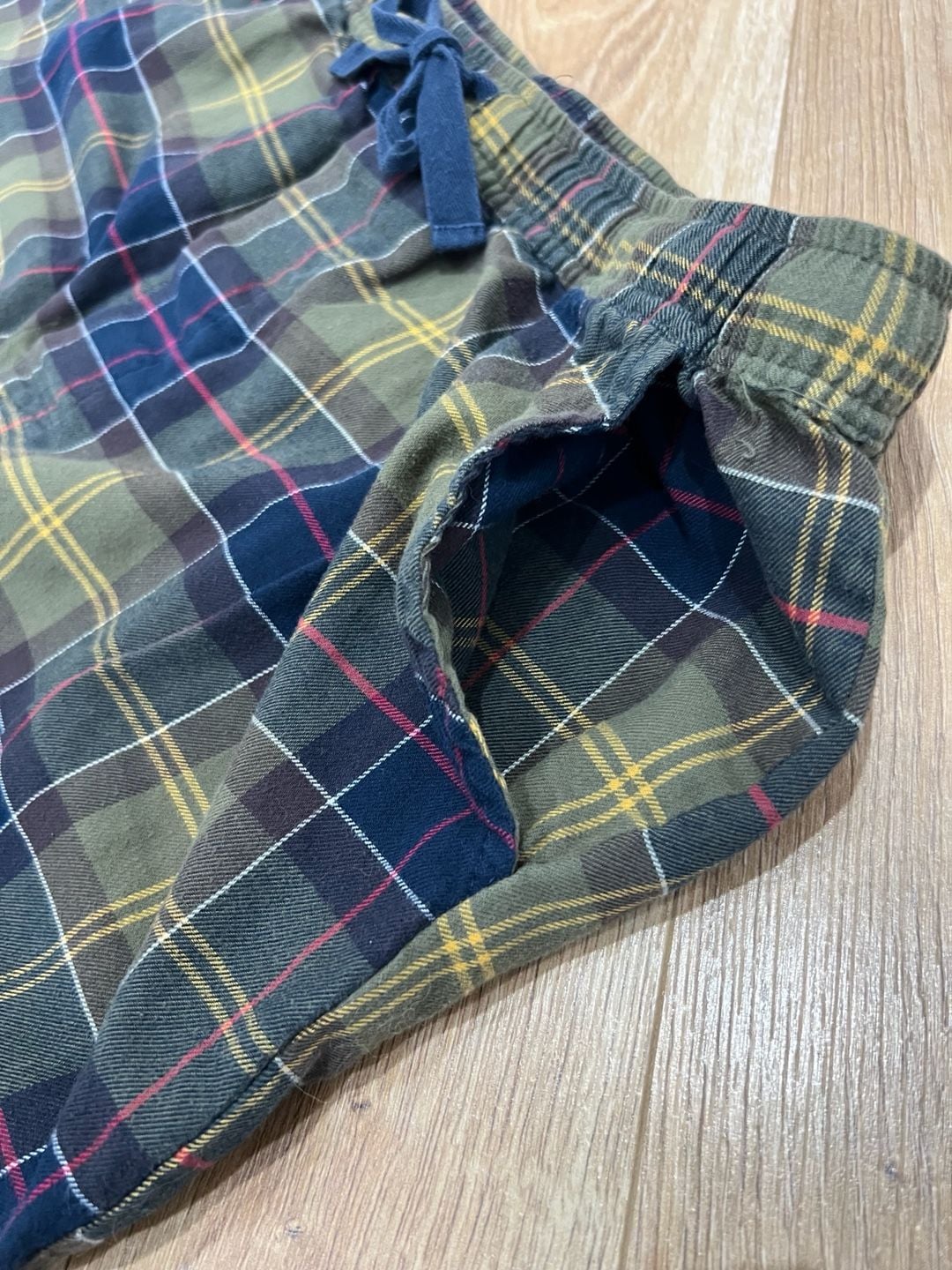 Barbour Glenn Tartan Pajama Pants Size XL Green Plaid Lounge Sleepwear 5