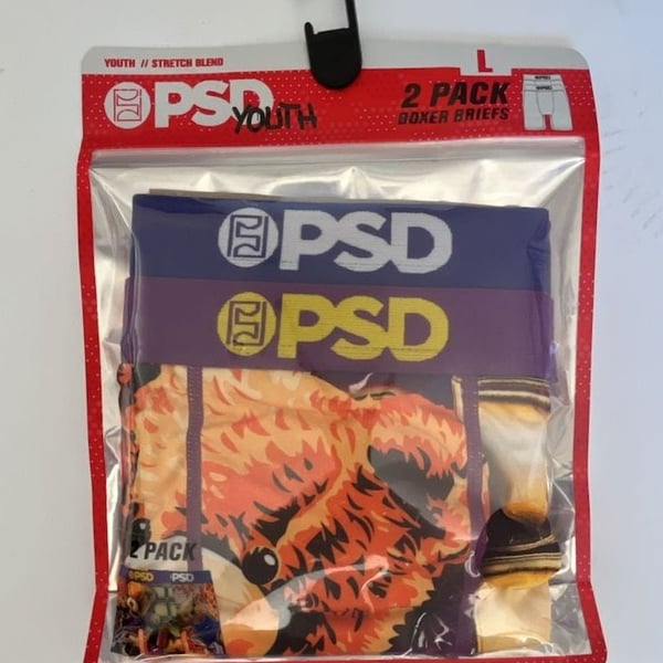 PSD Youth Boxer Briefs Size L 2-Pack